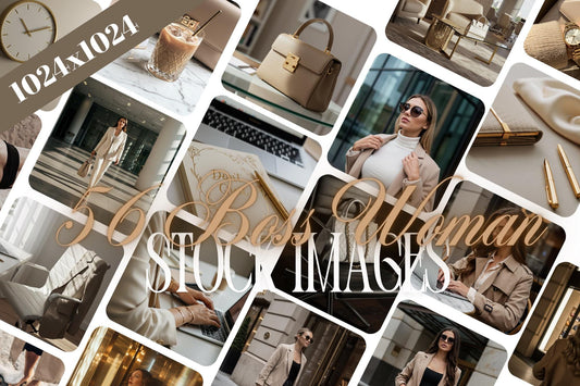 56 Boss Women Stock Images | Soft Beige Aesthetic | HD Photos Featuring Blondes, Brunettes & Black-Haired Women | Branding Marketing