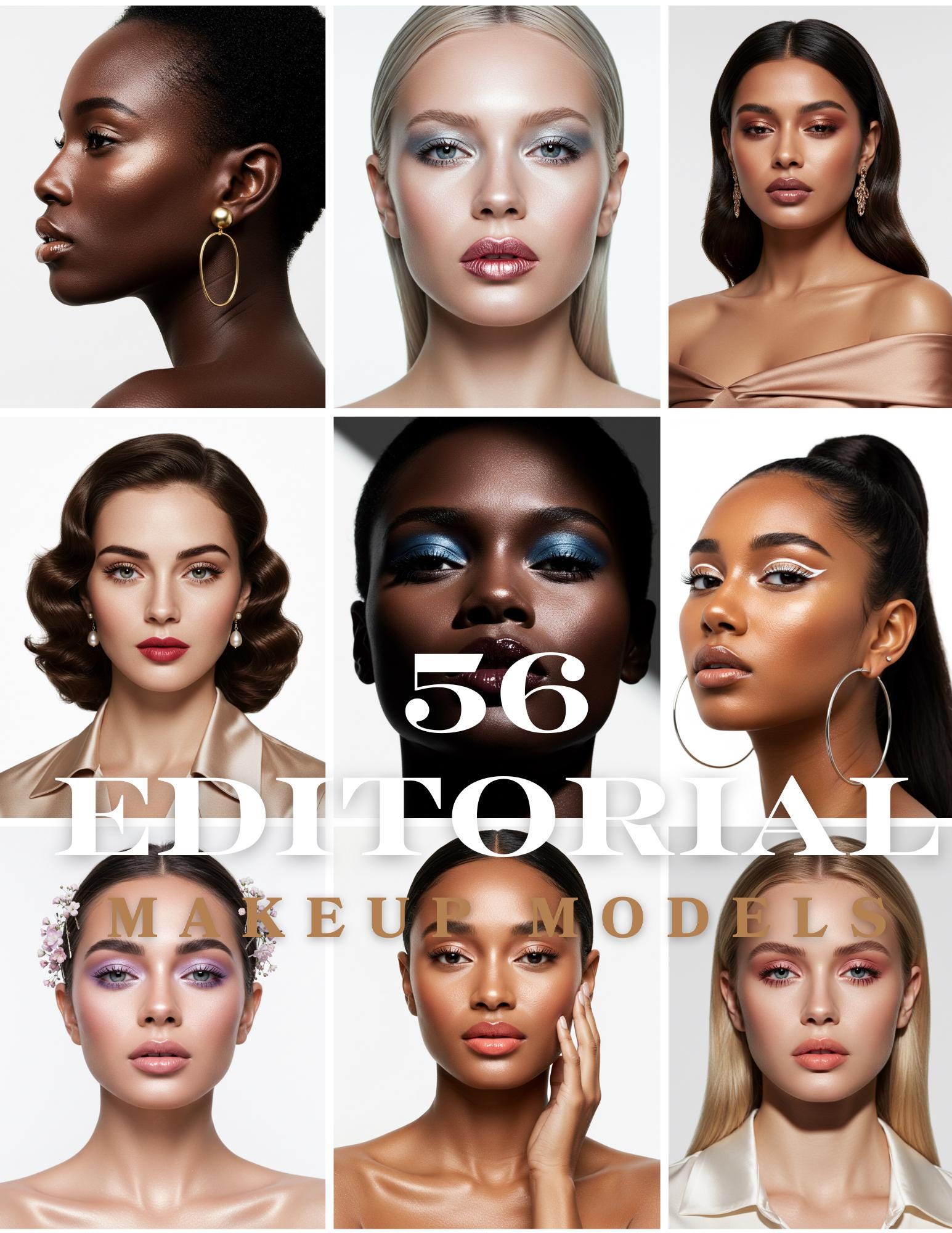 56 HD Makeup Model Stock Images | Editorial Beauty Photos (Digital Download)
