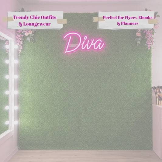 86 Faceless Black Girls PNG Bundle | Trendy Outfits | Streetwear l Everyday Fashion | Transparent PNG Clipart for Branding & Digital Designs